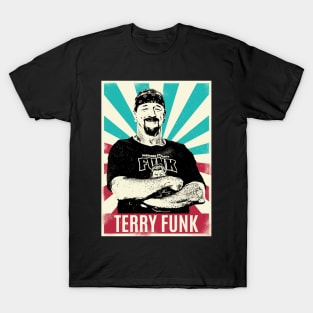 Vintage Retro Terry Funk Wrestling T-Shirt